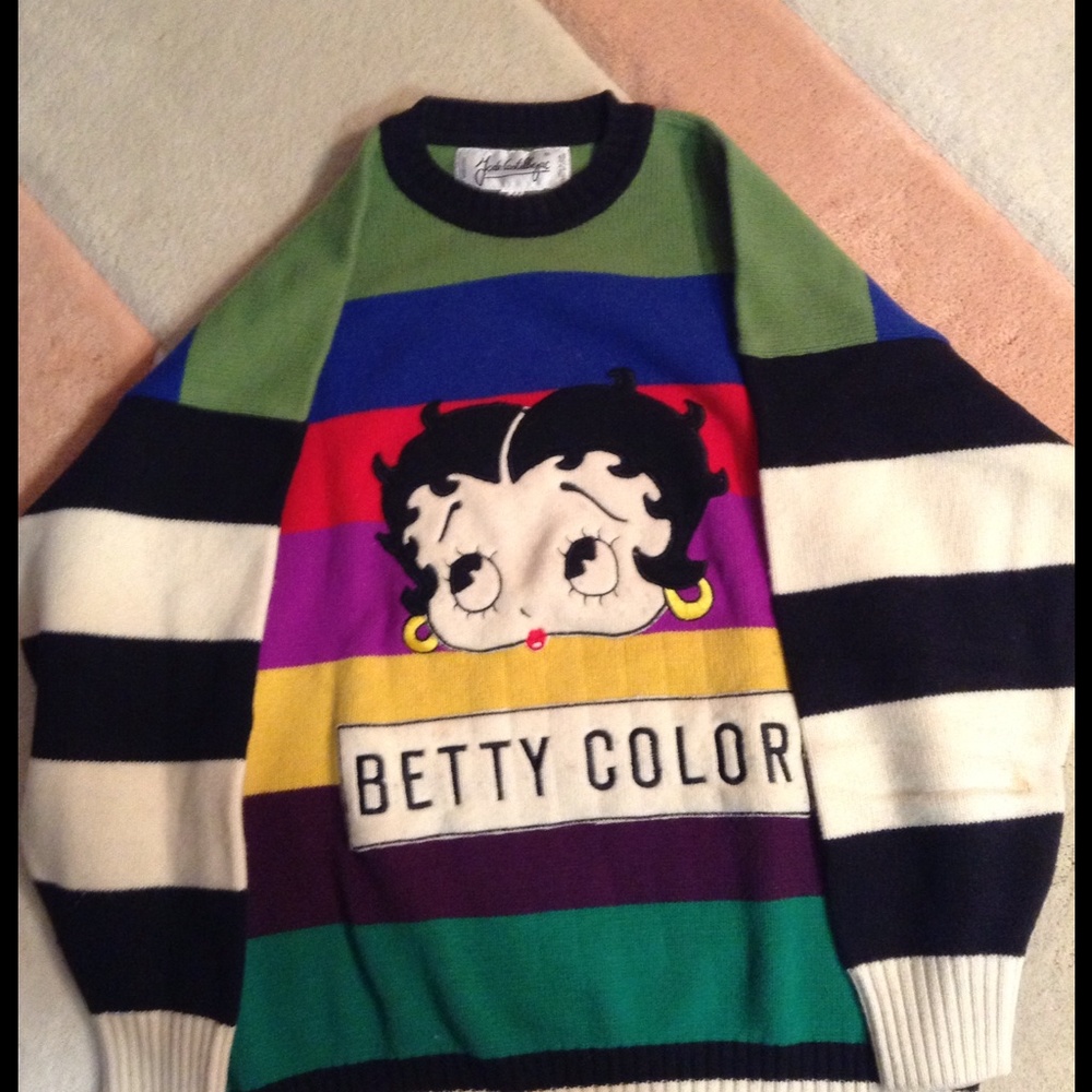 BETTY BOOP SWEATER JC de Castelbajac